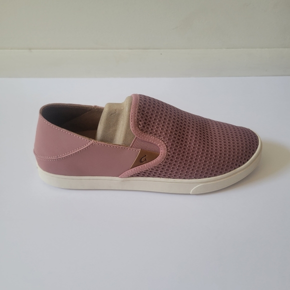 NEW Olukai Pehuea Ash Rose Slip Ons Size 10 - Picture 3 of 5